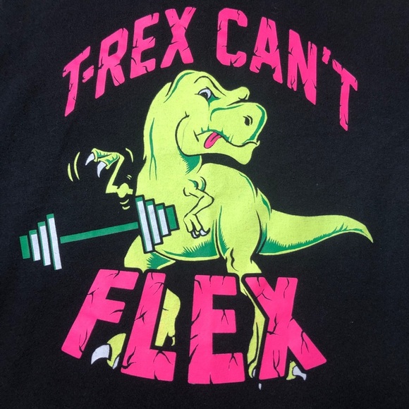 Children’s Place “ T-Rex Can’t Flex” Kid’s Tee - Picture 2 of 6